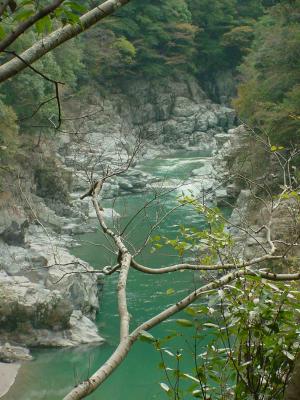 Iya Gorge, Karuza Marsh, Okuiya Kazurabashi & Kazurabashi (vine Bridge) and Jirogyu-yama & Tsurugi (Mountains)