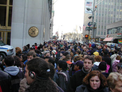 PC281590 out on the street and crowds