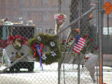 PC281641 wreaths on fence near wtc
