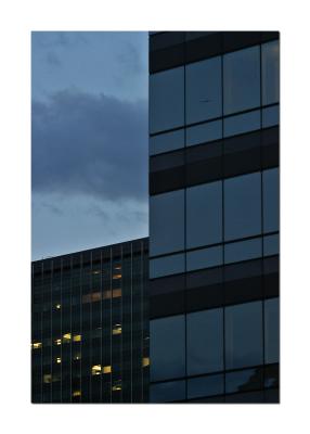 Building at dusk 4