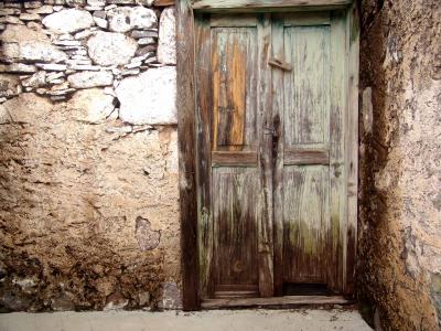 Characteristic  doors and windows of Gran Canaria