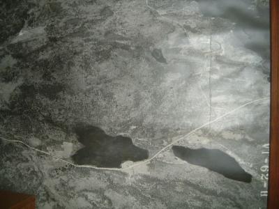 Satellite photo of the pond