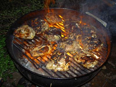 grilling chicken thighs