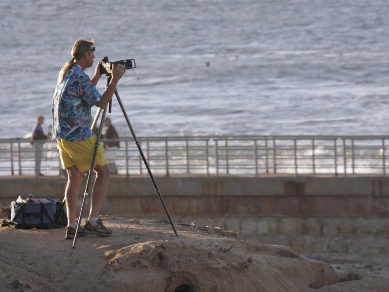 Trying to get the shot