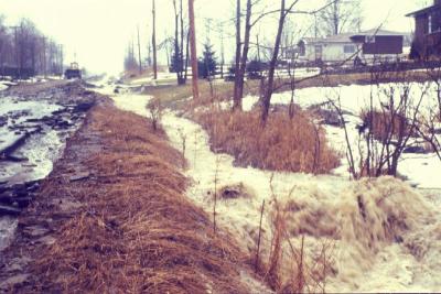 March 21, 1980 - Peterborough - wrecked road