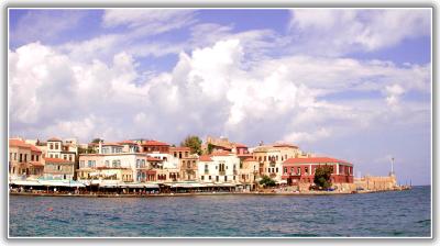 Clouds over Chania harbour