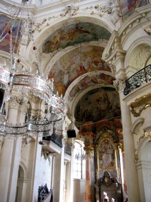 beautiful paintings on the ceiling