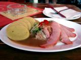 Roast pork and bread dumping @ Pivnice Pub Restaurant
