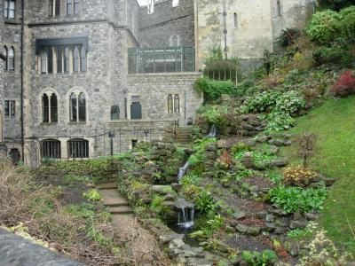 Another view of the garden below the Round Tower.