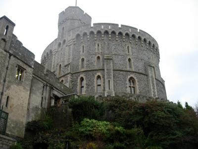 The Round Tower, one of the oldest parts of the castle.