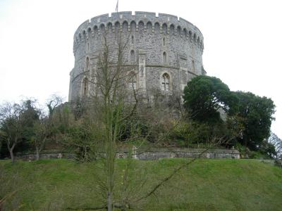 The Round Tower sits on the original earthwork fortified site.