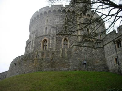 The lowest part of the Round Tower is from William the Conqueror's day. The rest is 19th century.