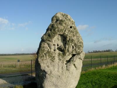 The Heel Stone, the one which casts the shadow into the perfect centre of the circle on Midsummer's Day.