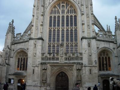 The front of the Abbey.