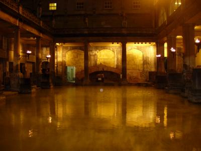 The Great Bath, biggest of the Roman Baths.