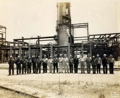 Lloyd and his crew-texas company refinery