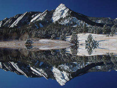 Flooded Flatirons-Sony DSC F707 by Lisa Young