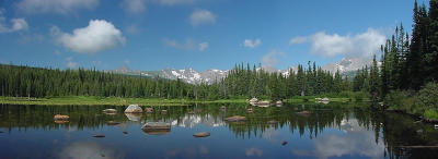 Indian Peaks Over Red Rock Lake-Sony MVC FD-95 by Lisa Young