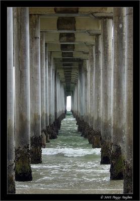 under the pier, again. by Peggy