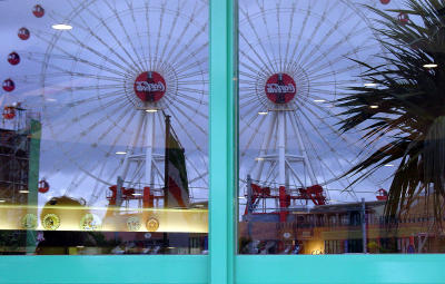 Restaurant Double Exposure by Helen Betts