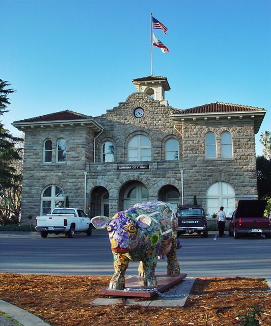 Udderly Sonoma pastured at City Hall, part 2 by Dee Golden