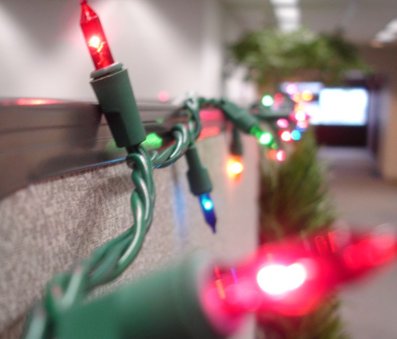 Office Lighting <br>by empty