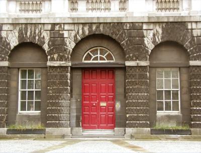 Trinity College doorway