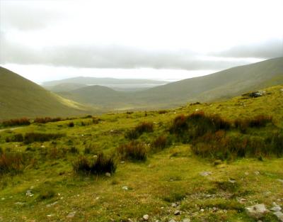 Conor Pass - looking south towards Dingle