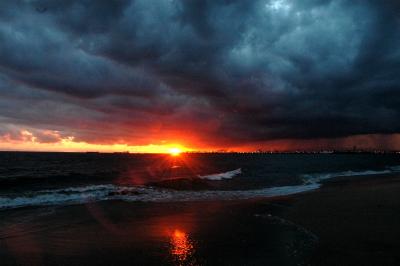 Sunset at Seal Beach, CA