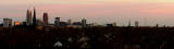 cleveland before sunrise panorama