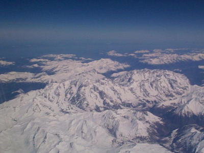 Italian side of Mt Blanc