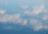 reflected clouds