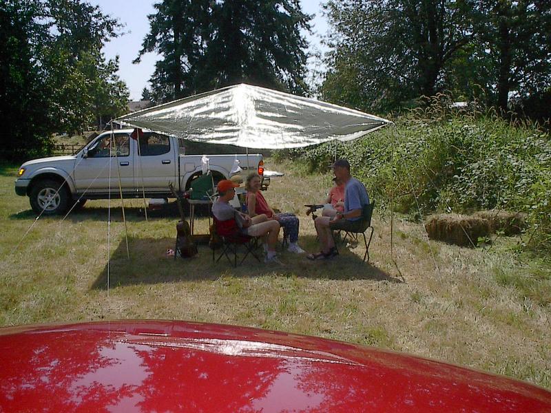 100  Forrest and Teresa Newton, Steve Moore and Jan Demorest.