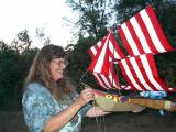 234 Sue Balsiger with her very cool kite!