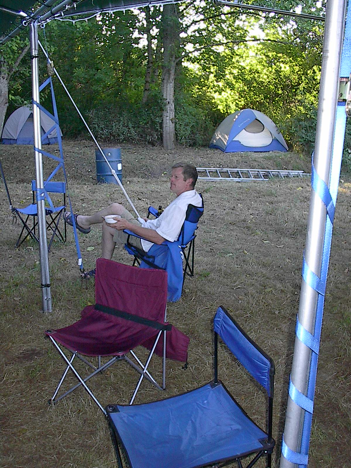 082 Our very tolerant landlord, Fred Fagerness