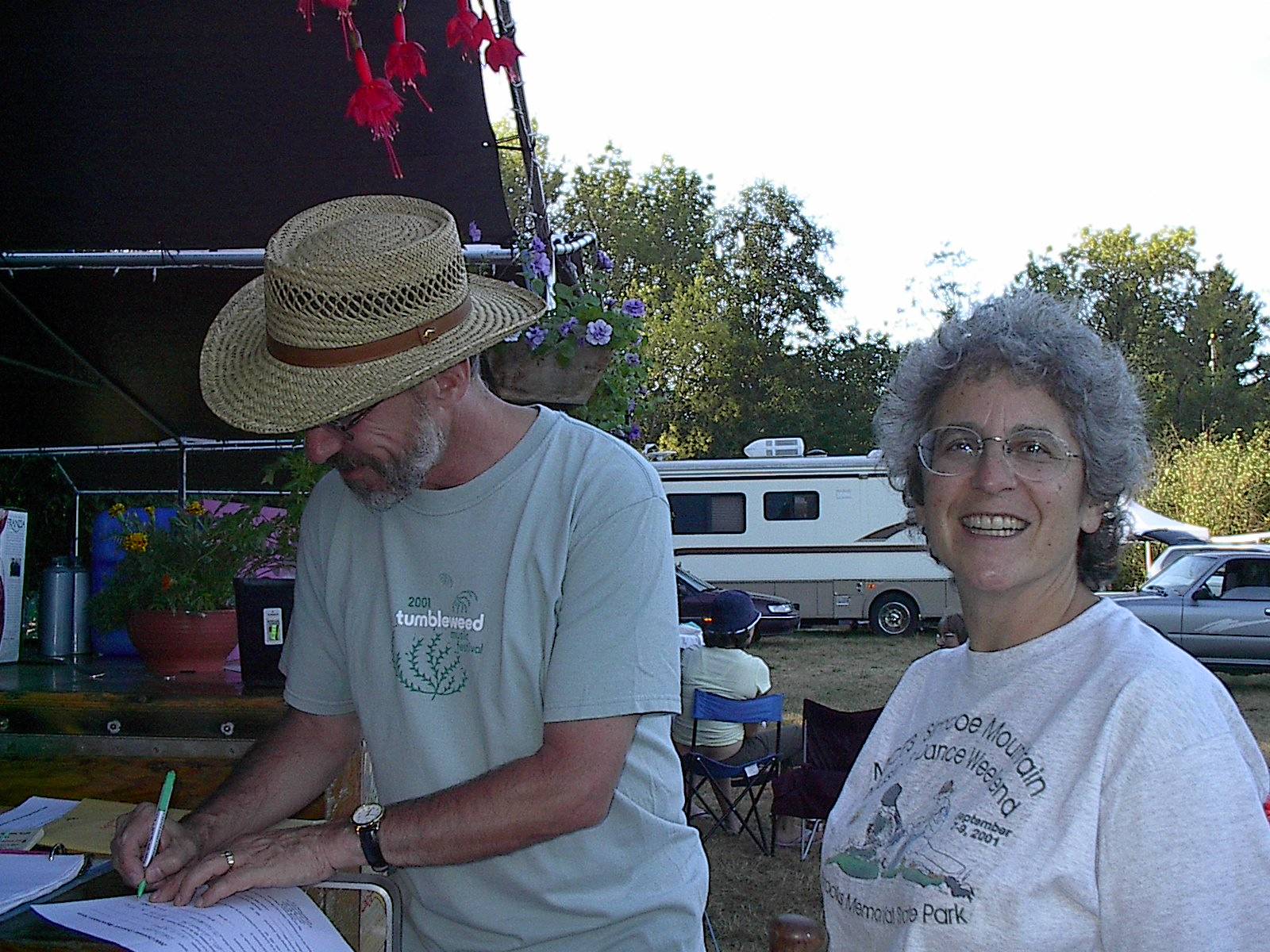 108 Dale Brubaker and his wife Marte Fallshore.