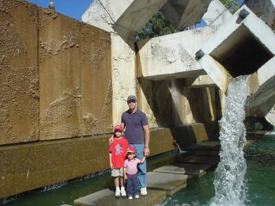 Dad and the boys in SF