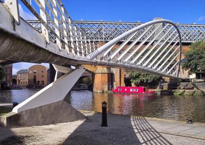 Manchester - Whitby Bird's bridge at Castlefield