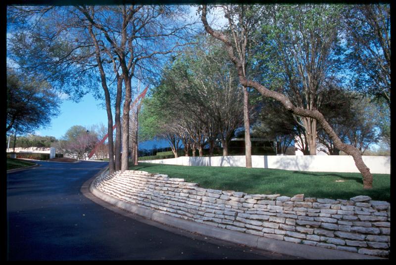 Can you find the building? Many of the Arboretum buildings blend in well with their environment.