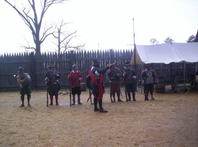 Jamestown Settlement, ECW, and other 17th C Activities