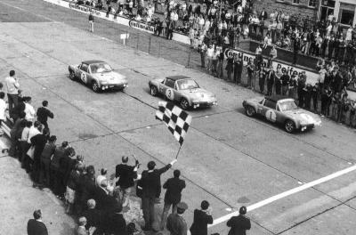 1970 Nurburgring, three factory prepped 914-6 GT's come in 1, 2 and 3