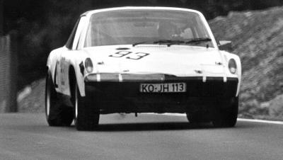 The 18th place 93 914-6 GT of Simonis-Hoier at the ADAC 1000 Kms of Nurburgring - 1971