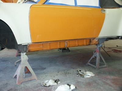 Chassis Restoration - Hard Brass Oil Line Installation - Photo 3