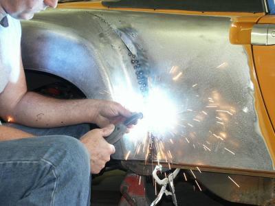 Porsche 914-6 GT Steel Fender Flair Install - Rear Right