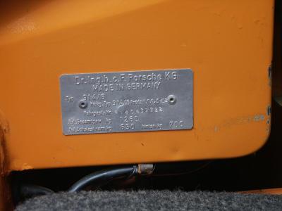 1970 Porsche 914-6 sn 914.043.1722 Chassis No 131736 - Photo 3