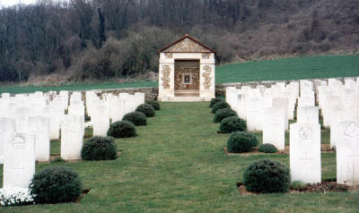 British war Cemetery, Chemin des Dames. France. 1914-1918