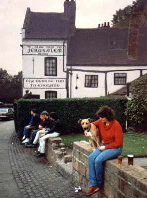 Ye Olde Trip to Jerusalem, Nottingham, England. The oldest pub in England.
