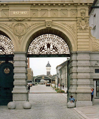 looking through the gates