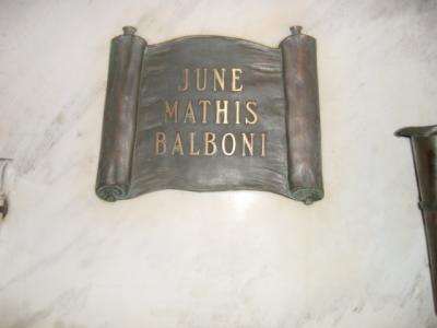 Buried next to Valentino also gave him the plot because he was broke