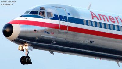American Airlines MD-83 N592AA aviation stock photo